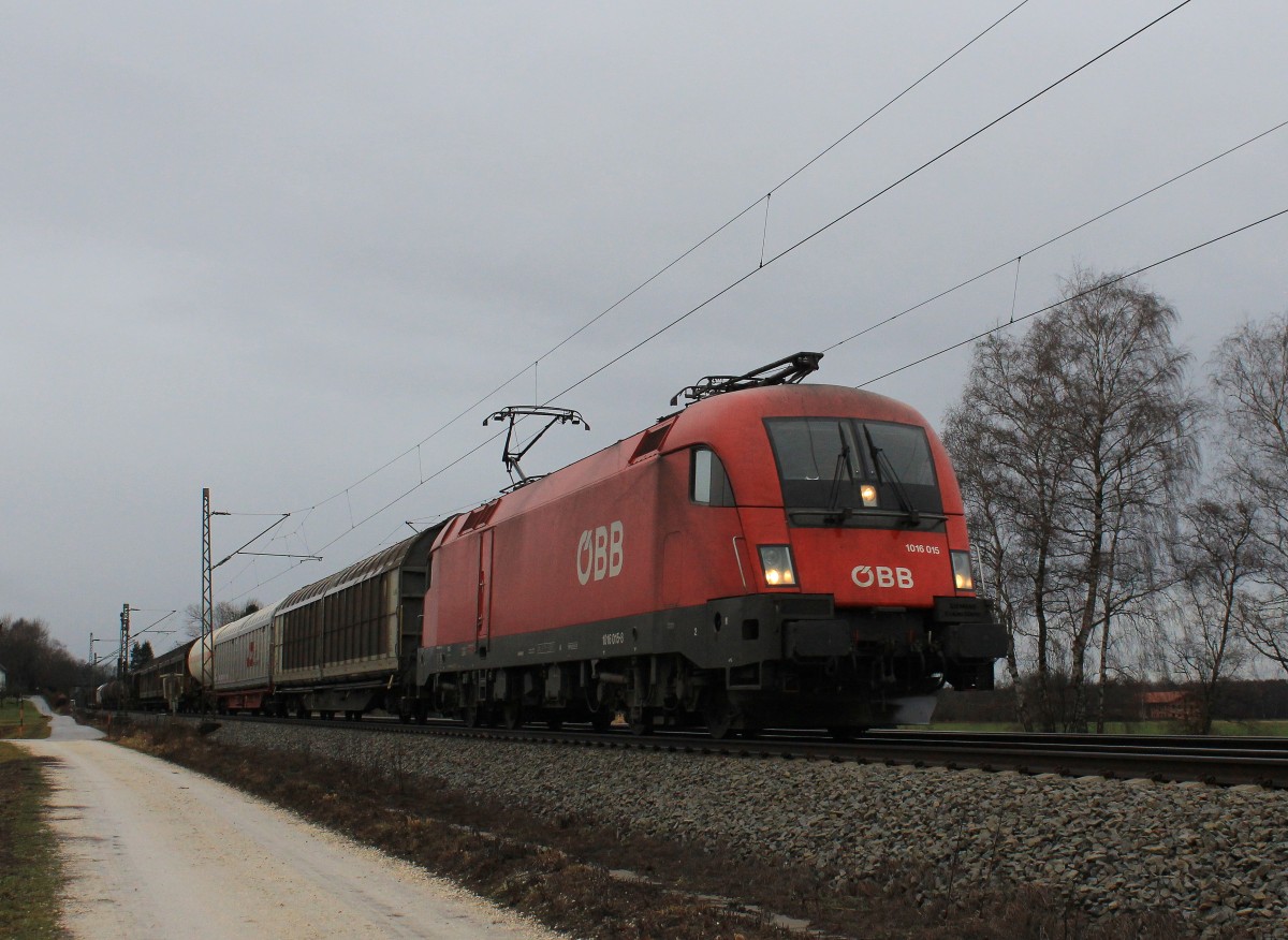 1016 015 am 4. Januar 2013 bei �bersee am Chiemsee.
