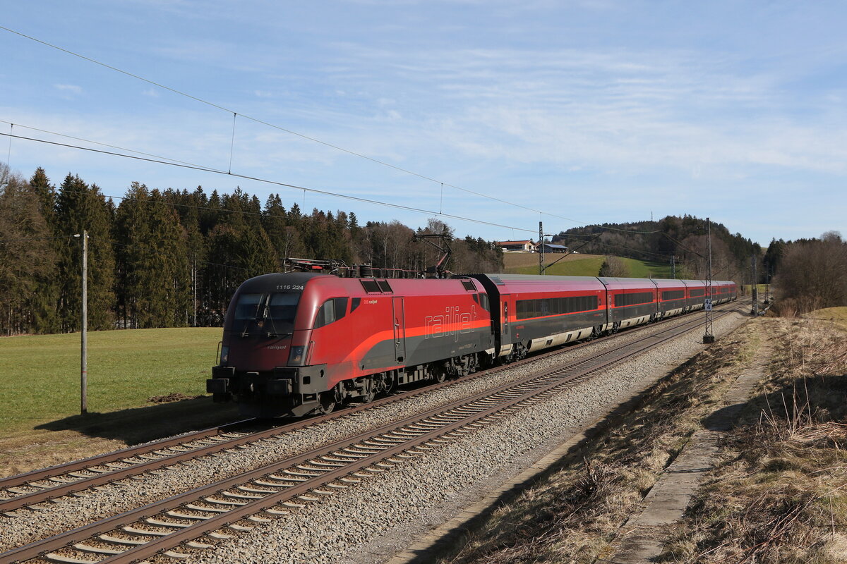 1116 224 am 22. Februar 2023 bei H�tt im Chiemgau.