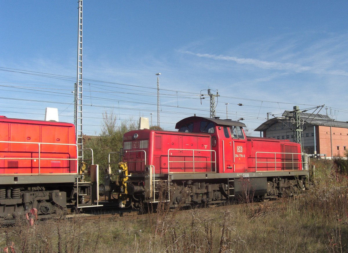 294 778-6 war am 1. November 2008 in M�nchen-Nord abgestellt.