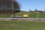 0110 013  Netz Instandhaltung Rosenheim  auf dem Weg nach Rosenheim am 19. M�rz 2025 bei Axdorf.