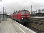 218 419 -0 bei der Abfahrt aus M�nchen/Ost am 14.