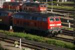 218 403-3 abgestellt in M�hldorf am Inn.
