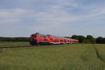 218 424  aus Regensburg kommend am 14. Mai 2025 bei Zeitlarn.
