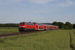 218 409 aus Regensburg kommend am 14. Mai 20225 bei Zeitlarn.