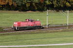294 834 auf dem Weg nach Rosenheim. Aufgenommen am 21. Oktober 2025 bei Axdorf.