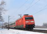 101 017-2 aus M�nchen kommend am 1.
