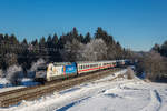 101 055-2  Schau ins Land Reisen  auf dem Weg von Salzburg nach M�nchen.