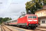 120 127-6 mit dem  IC K�nigssee  am 16.