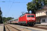 120 155-7 mit dem  IC K�nigssee  am 5.