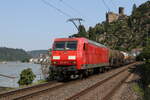 145 067 mit einem  Kesselwagenzug2 am 22.