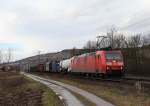 185 145-0 fuhr uns mit einem gemischten G�terzug am 21.