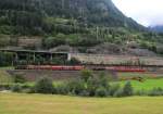 185 114-6 und 185 123-7 waren mit einem G�terzug am 10.