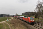 185 081-7 mit einem Autozug aus M�nchen kommend am 25.