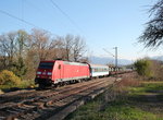 185 361-3 mit einem �sterreichischem Milit�rzug aus Salzburg kommend am 12.