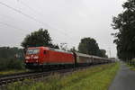 185 174-0 mit einem G�terzug am 11.