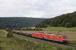185 042-9 und 185 278-9 mit einem gemischten G�terzug am 18.