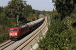 185 402  Green Cargo  mit der �bergabe auf dem Weg nach Rosenheim.