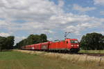 185 230 mit einem gemischten G�terzug am 29.