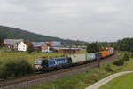 193 863  BoxXpress  mit einem Containerzug am 10.