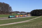 6193 757  Green Mobility Alliance  war mit einem Containerzug am 19.