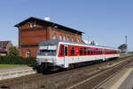 628 532 kurz vor der Abfahrt nach Bredstedt am 14.