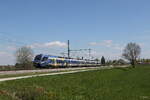 430 021 aus Traunstein kommend am 22. April 2026 bei �bersee am Chiemsee.