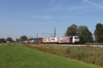 185 666 mit einem  KLV  aus M�nchen kommend am 30.