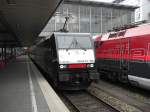 189 992-1 im Aussenbereich des M�nchner Hauptbahnhofs am 14.