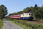 E 10 1239 mit einem Sonderzug am 31.