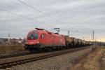 1016 042-2 f�hrt mit einem Kesselzug am 4.