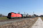 1016 008 mit einem Kesselwagenzug auf dem Weg nach M�nchen am 28.