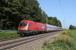 1016 035 mit einem  EC  auf dem Weg nach M�nchen.