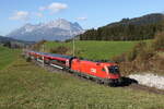 1016 030 mit einem  Railjet  aus W�rgl kommend am 29.