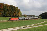 1016 032 mit einem Kesselwagenzug aus Salzburg kommend am 15.