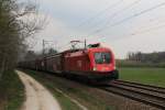 1116 026-6 ist mit einem G�terzug auf dem Weg nach Salzburg.