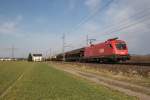 1116 085-7 mit einem gemischten G�terzug am 17.