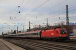 1116 118-1 vom M�nchner Hauptbahnhof kommend am 3.