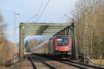 1116 217-9 auf der Br�cke �ber die Tiroler Ache bei �bersee am 10.