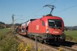 1116 194-2 mit einem gemischten G�terzug aus M�nchen kommend am 1.