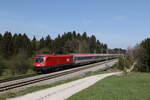 1116 181 mit einem  EC  aus Salzburg kommend am 28.