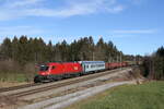 1116 149 mit einem kurzen gemischten G�terzug aus Salzburg kommend am 16.