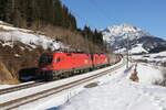 1116 142 und 1016 019 waren mit einem gemischten G�terzug am 15.
