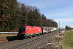 1116 076 mit einem gemischten G�terzug aus Salzburg kommend am 24.