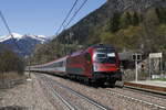 1216 018 mit dem Ec von M�nchen nach Verona.